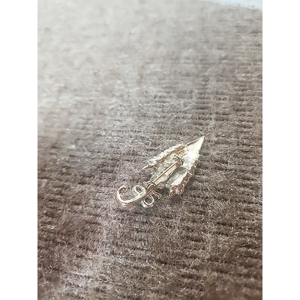 vintage umbrella brooch pin With Faux Pearl - Picture 3 of 7